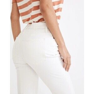 Madewell The Curvy Perfect Jean In Tile White 30P